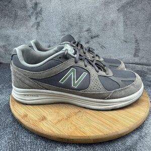 New Balance 877 Shoes Mens Size 10 D Gray Suede ABZORB Walking Sneakers MW877GT
